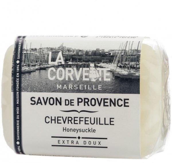 Honeysuckle Flower - Organic Marseille Soap, La Corvette, 100g