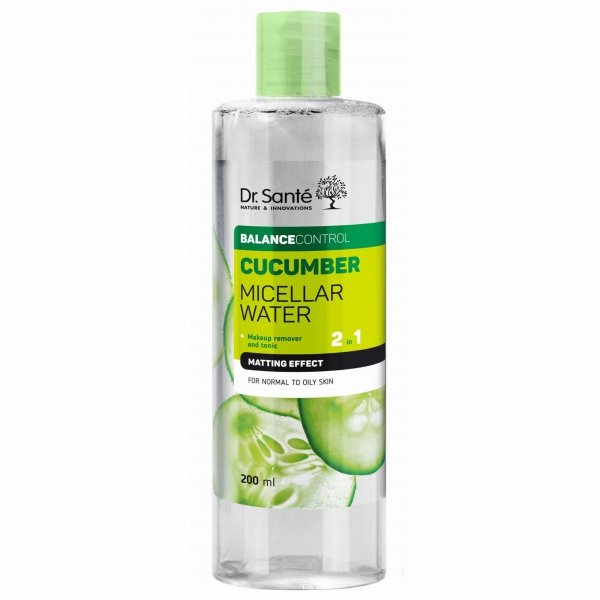 DR.SANTE Balance Control Płyn micelarny 2w1 Efekt matujący Ogórek 200 ml
