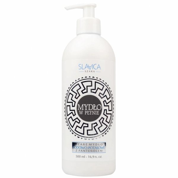 Szare Mydło w Płynie Sodowo-Potasowe, Hipoalergiczne, Slavica, 500ml