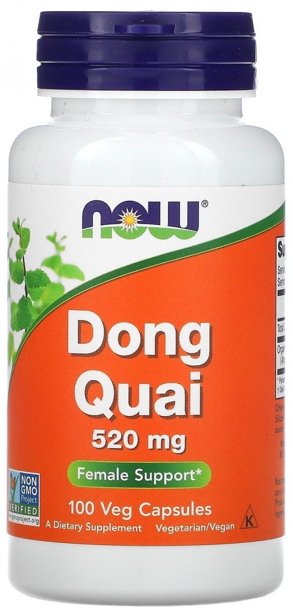 Dong Quai 520 mg Now Foods, 100 kapsułek