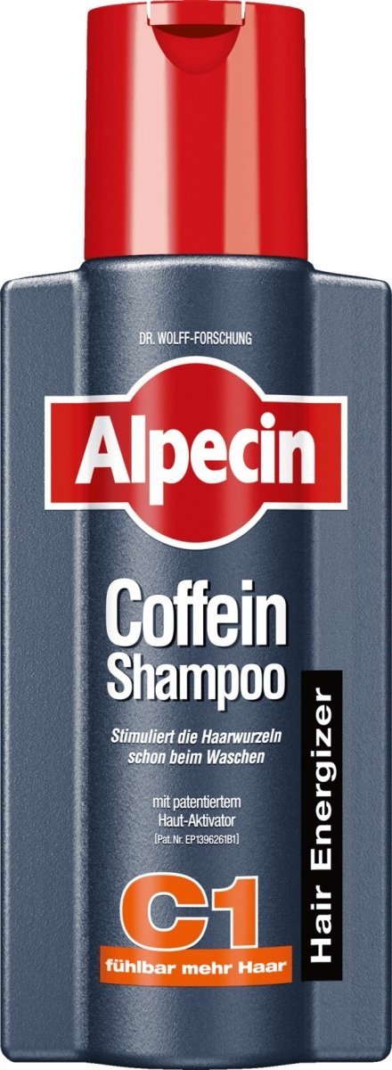 Szampon Kofeinowy dla Mężczyzn Stymulujący Wzrost Włosów, Alpecin Hair Energizer Coffein Shampoo