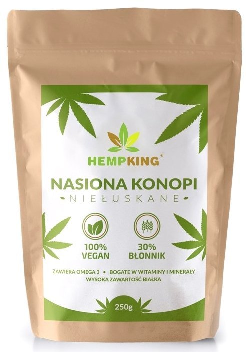 Ziarna Konopne, Hempking, 250g