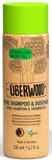Rewitalizujący szampon i żel pod prysznic 2 w 1, Überwood