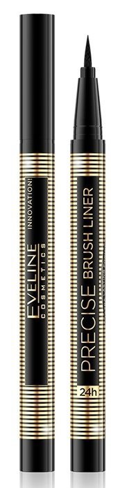Eveline Precise Brush Liner Eyeliner czarny 24h 1szt