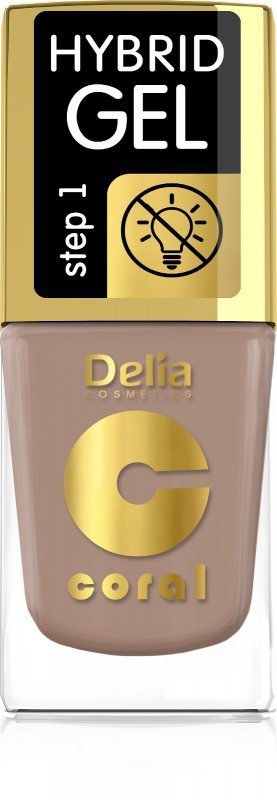 Delia Cosmetics Coral Hybrid Gel Emalia do paznokci nr 83  11ml