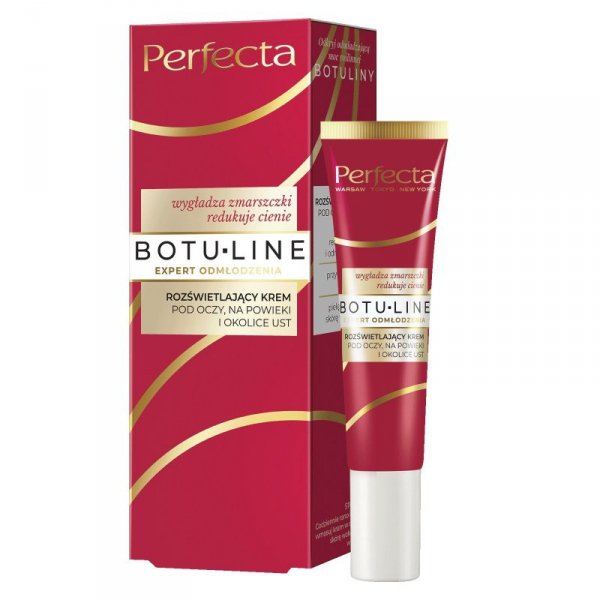 PERFECTA Botu-Line Rozświetlający krem pod oczy, na powieki i okolice ust 15 ml
