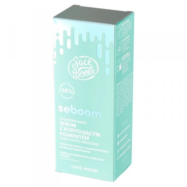Face Boom Seboom Udoskonalające Serum z korygującym pigmentem - cera tłusta i mieszana 30ml