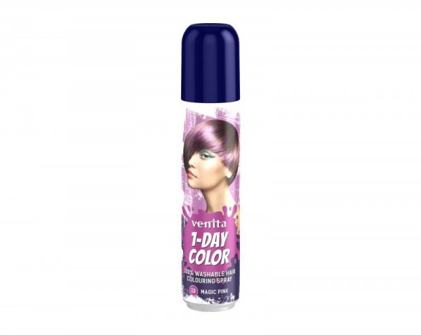VENITA 1- Day Color Spray koloryzujący do włosów - nr 13 Magic Pink (różowy) 50ml
