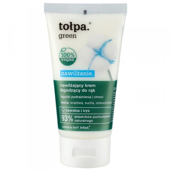 TOŁPA Green Nawilżający krem łagodzący do rąk 75 ml