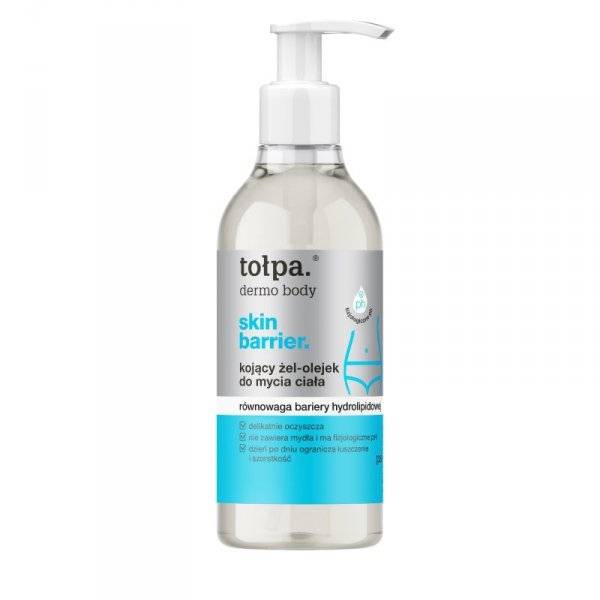 TOŁPA Dermo Body Skin Barrier Kojący Żel-olejek do mycia ciała - odbudowa bariery hydrolipidowej 300 ml