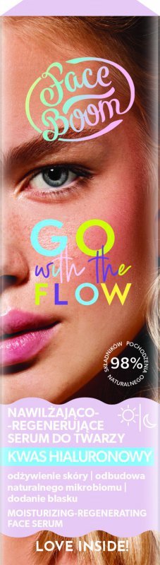BIELENDA FaceBoom Go With The Flow  Nawilżająco- regenerujące serum do twarzy Kwas hialuronowy 25 ml