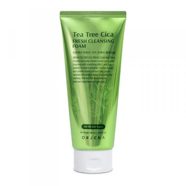 ORJENA Fresh Pianka do mycia twarzy Cica Drzewo Herbaciane 180 ml