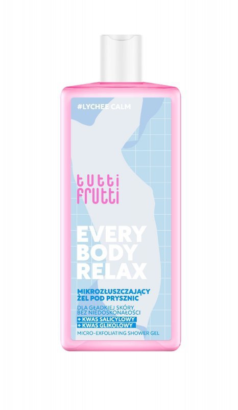 TUTTI FRUTTI Everybody Relax Mikrozłuszczający żel pod prysznic 400 ml