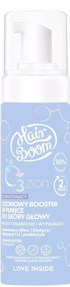 HairBoom O3ZON Booster w piance do skóry głowy 140 ml