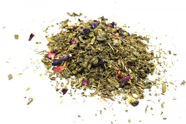 Herbata Zielona Gunpowder z Miętą, Spokojna Dusza, 50g