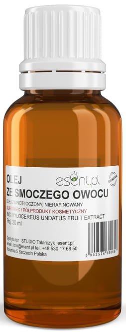 Olej ze Smoczego Owocu, Tłoczony na Zimno, Esent, 20 ml