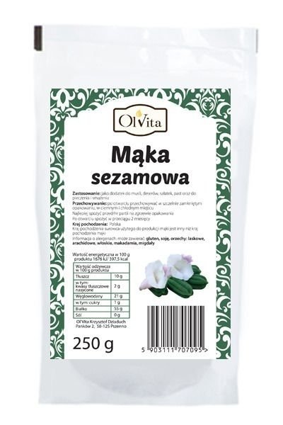 Mąka Sezamowa Olvita, 250 g