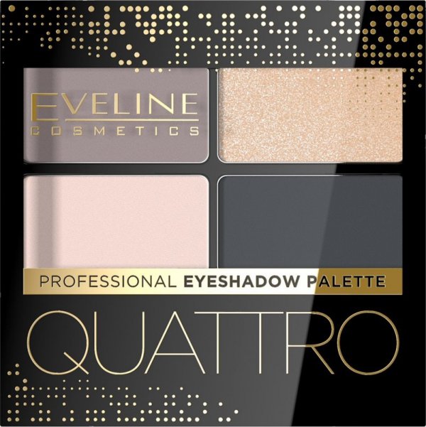 EVELINE Quattro Paletka 4 Cieni do powiek nr 02
