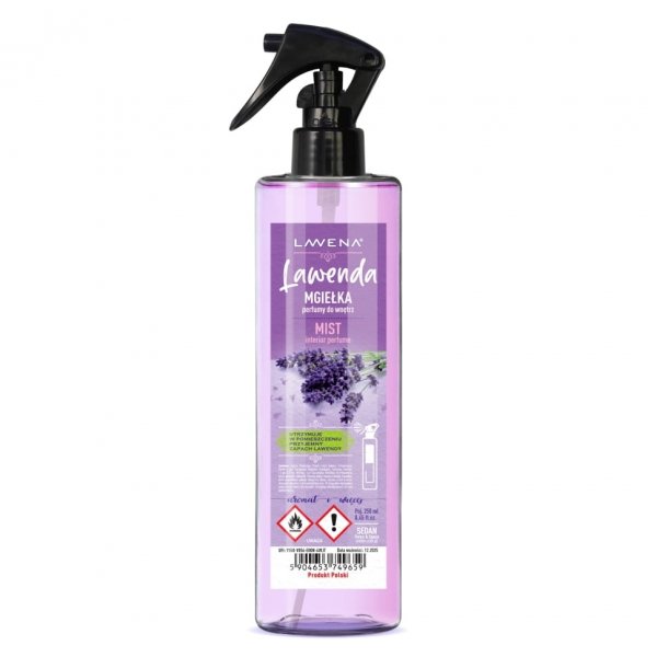 LAWENDA Odświeżacz Powietrza Atomizer Mgiełka, Lavena, 250ml
