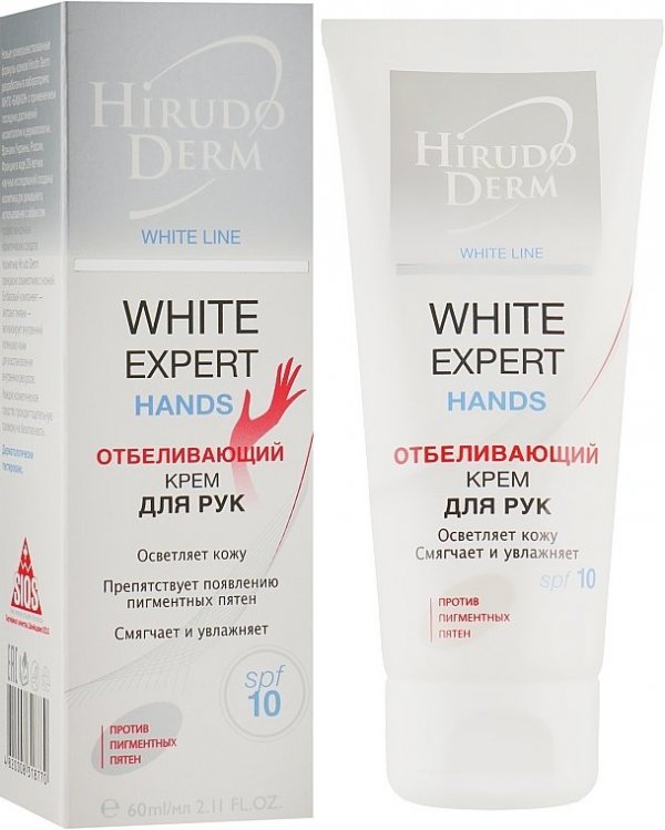 Krem do Rąk Wybielający SPF 10 White Expert Hands Hirudoderm