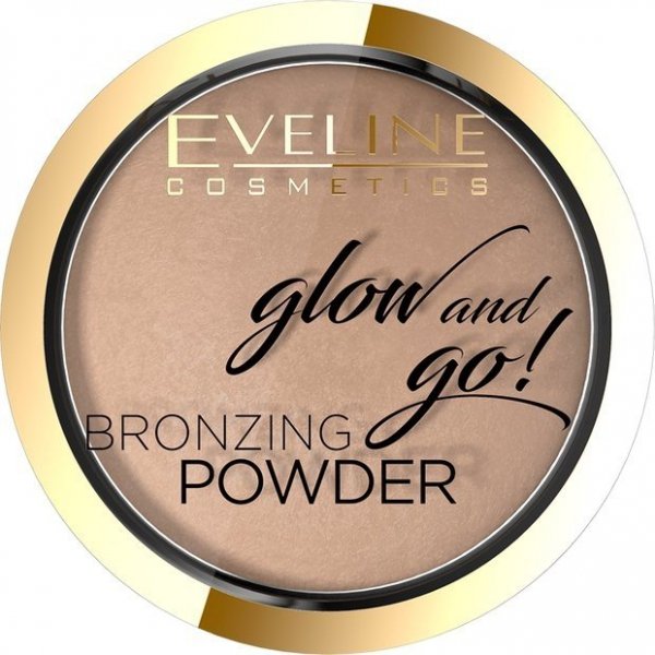 Eveline Glow &amp; Go Bronzer wypiekany nr 02 Jamaica Bay