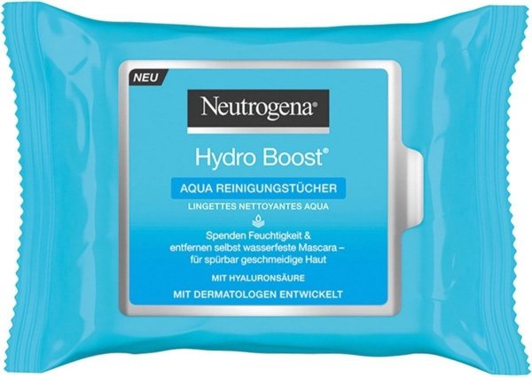 Neutrogena Chusteczki oczyszczające Hydro Boost Aqua, 25 szt.