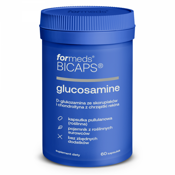 BICAPS GLUCOSAMINE Formeds, Glukozamina, 60 kapsułek