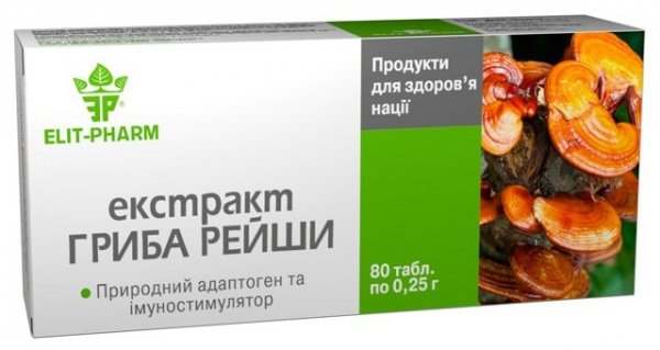Wyciąg z Grzybów Reishi, 80 tab.