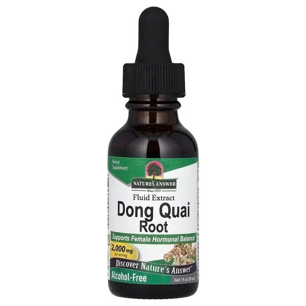 Ekstrakt z korzenia Dong Quai 2000mg - Korzeń dzięgiel chiński, Nature's Answer, 30ml
