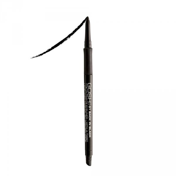 Kredka do oczu automatyczna 01 BLACK IN BLACK, GOSH THE ULTIMATE EYELINER