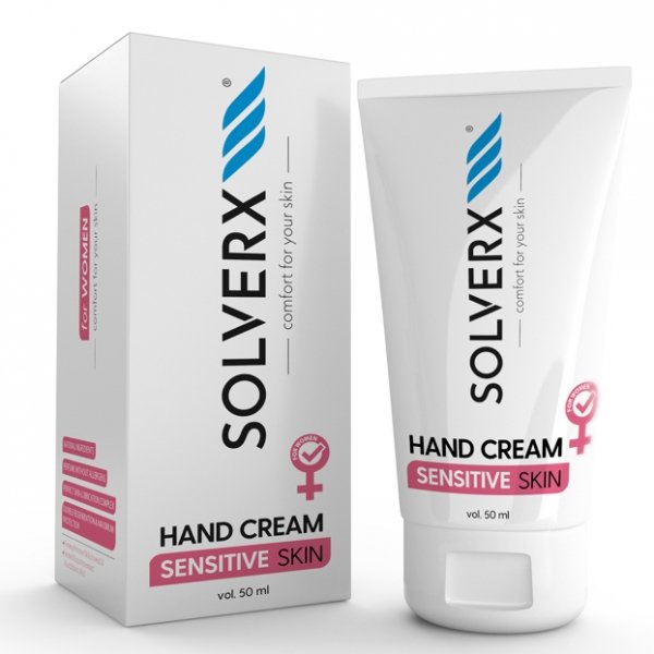 SOLVERX Sensitive Skin Krem do rąk do skóry wrażliwej  50ml