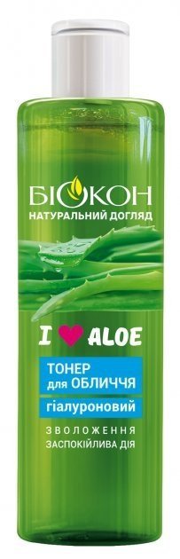 Hialuronowy Tonik do Twarzy I LOVE ALOE, Biokon