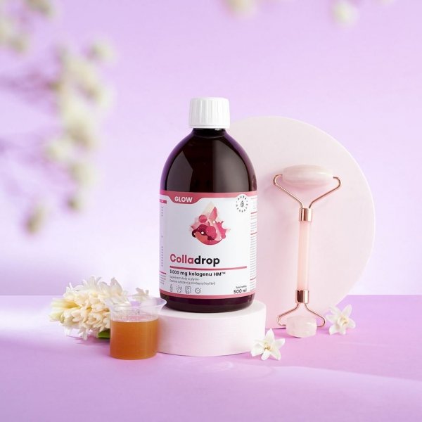 Colladrop Glow, Kolagen Morski 5000 mg, Aura Herbals, 500ml
