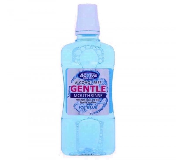 Beauty Formulas Active Oral Care Łagodny Płyn do płukania jamy ustnej Ice Blue - bez alkoholu 500ml