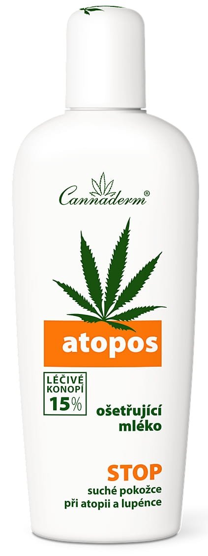 Mleko do ciała na AZS z olejem konopnym Atopos, Cannaderm, 150ml