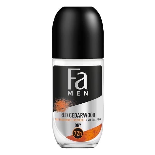 Fa Men Red Cedarwood Dezodorant anti-perspirant roll-on 72H dla mężczyzn 50ml