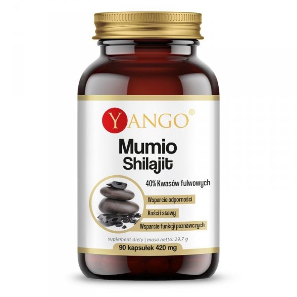 Mumio - 40% kwasów fulwowych, Yango, 90 kapsułek