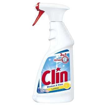Clin Płyn do mycia szyb cytryna, Spray, 500 ml