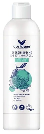 Naturalny, energetyzujący żel pod prysznic limonka i mięta, Cosnature, 250 ml