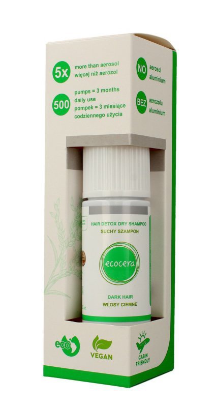 ECOCERA Suchy szampon do włosów ciemnych  15g