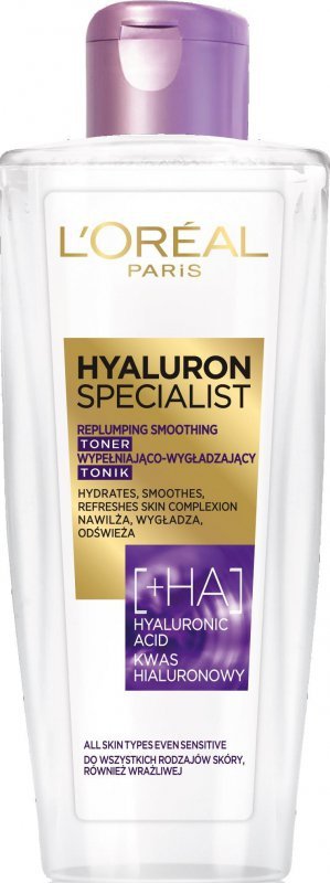 Loreal Hyaluron Specjalist Tonik wypełniająco-wygładzający do twarzy 200ml