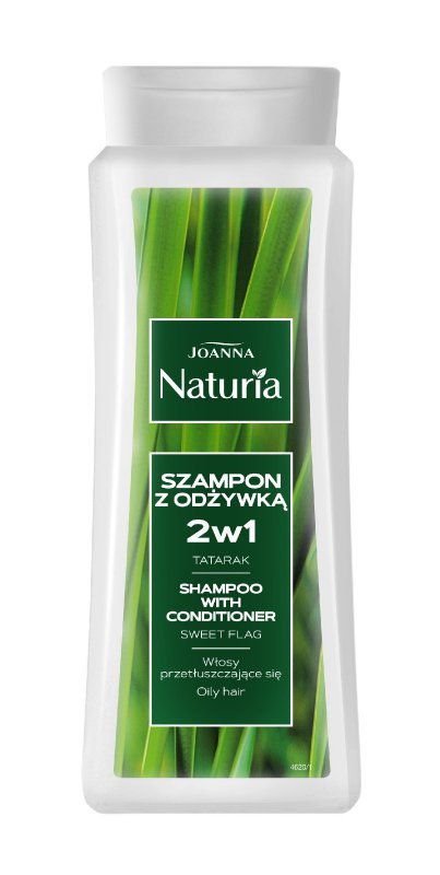 JOANNA Naturia Szampon z odżywką 2w1 do włosów przetłuszczających się - Tatarak  500 ml