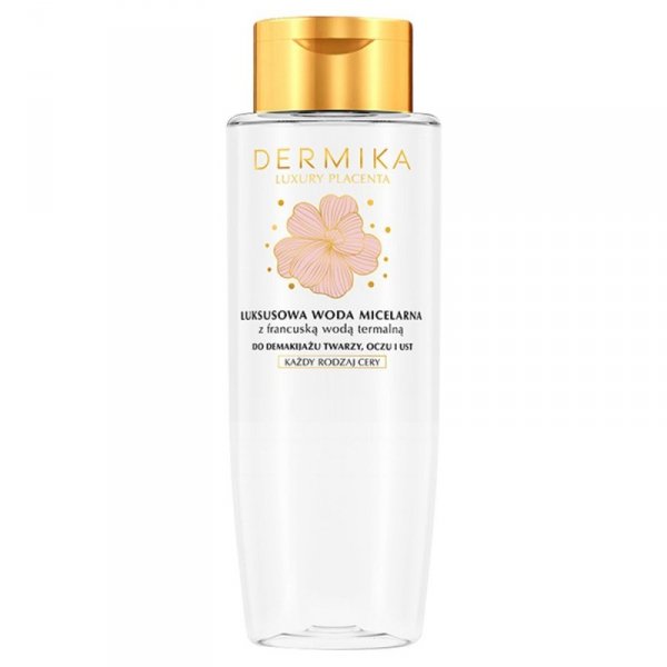 Dermika Luxury Placenta Luksusowa Woda micelarna z francuską wodą termalną 400ml