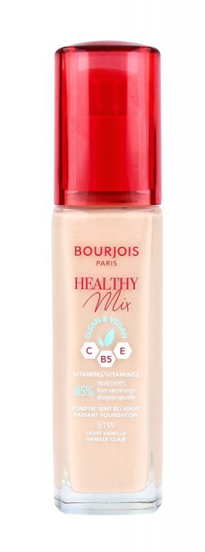 Bourjois Podkład do twarzy Healthy Mix Clean&Vegan - nr 51W Light Vanilla  30ml
