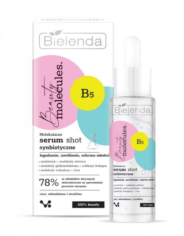 BIELENDA BEAUTY MOLECULES Molekularne Serum shot synbiotyczne 30 ml