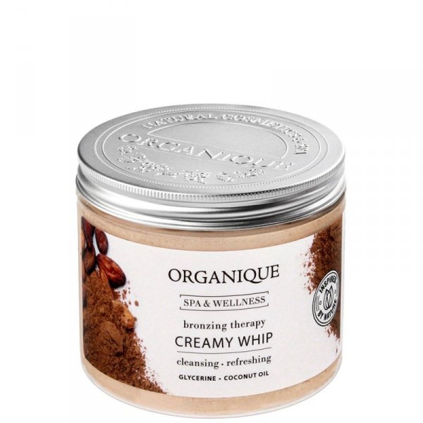 ORGANIQUE Bronzing Therapy Pianka do mycia ciała o zapachu czekolady 200 ml
