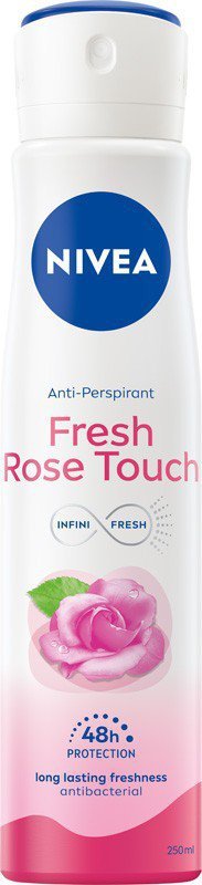 NIVEA Antyperspirant damski w sprayu Fresh Rose Touch 250 ml