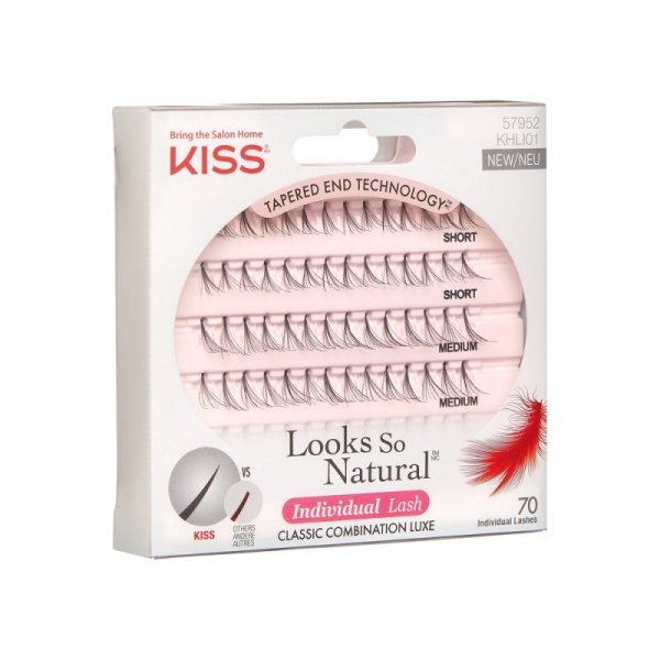 KISS Kępki Sztucznych Rzęs Looks So Natural - pojedyncze kępki 1op.