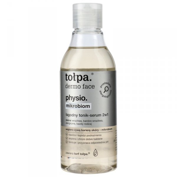 TOŁPA Dermo Face Physio Mikrobiom Łagodny Tonik-serum 2w1 200 ml