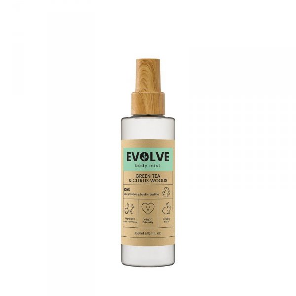 EVOLVE Green Tea & Citrus Woods Perfumowana mgiełka do ciała 150 ml